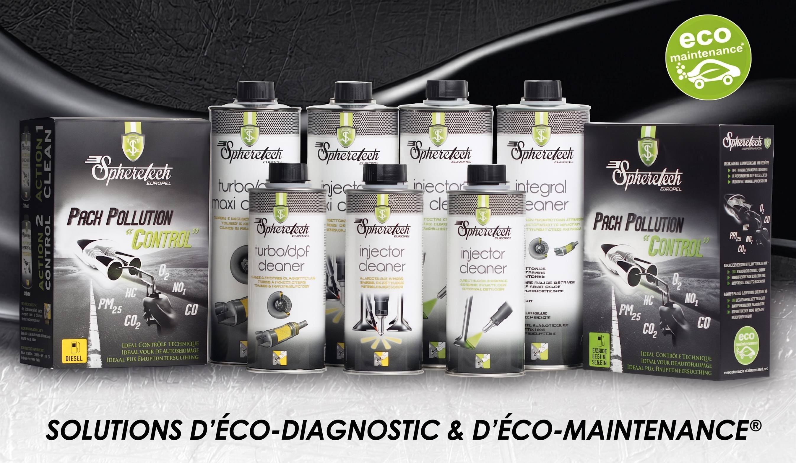 Gamme complète de produits SphereTech Europe